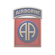 Load image into Gallery viewer, Kiss-Cut Stickers - Army - 82nd Airborne Division - SSI wo Txt - 3D - Enhanced