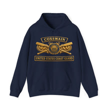 Load image into Gallery viewer, Hoodie – USCG - Coxswain - Auxiliary w txt - 3D - Enhanced