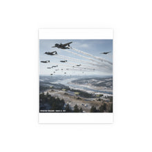 Load image into Gallery viewer, Indoor and Outdoor Silk Posters - Operation Tomahawk - 187th Regimental Combat Team