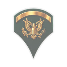 Load image into Gallery viewer, Kiss-Cut Stickers - Army - Specialist 5th Class - Retired - SP5 - 3D X 300