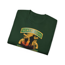 Load image into Gallery viewer, Unisex Ultra Cotton Tee - Army - Sentry Dog - 212th Military Police Company - Dog Fire w Br - Ribbon Vietnam War Veteran w VN SVC X 300