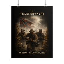 Load image into Gallery viewer, Rolled Posters - 1st Texas Infantry in the cornfield - Poster
