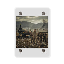 Load image into Gallery viewer, Acrylic Wall Art Panel - U.S. Air Force officer - Captured, KIA, Communist Guerrillas - AT-6 Shotdown - Cold War