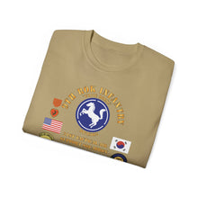 Load image into Gallery viewer, Unisex Tee, Military T-Shirt, Military Veteran Gift, Patriotic Shirt, Army Apparel - USAF - 21st Tactical Air Support Squadron - 9th Infantry Division - ROK w VN SVC - V3 - Personal - V1 X 300