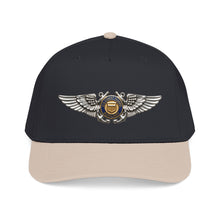 Load image into Gallery viewer, Mid Profile Baseball Cap - USCG - Aviator Badge - Auxiliary wo txt - 3D - Enhanced