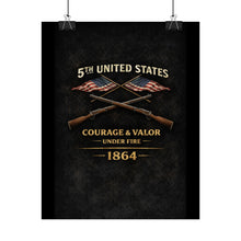 Load image into Gallery viewer, Posters - Honoring the 5th USCT, 1864 - Left
