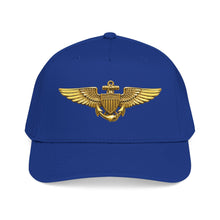 Load image into Gallery viewer, Mid Profile Baseball Cap - USCG - Aviator Badge wo txt - 3D - Enhanced