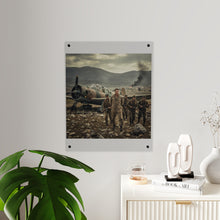 Load image into Gallery viewer, Acrylic Wall Art Panel - U.S. Air Force officer - Captured, KIA, Communist Guerrillas - AT-6 Shotdown - Cold War