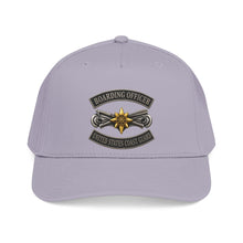 Load image into Gallery viewer, Mid Profile Baseball Cap - USCG - Boarding Officer w txt - 3D - Enhanced