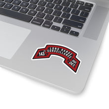 Load image into Gallery viewer, Kiss-Cut Sticker – Tactical Military Patch Decal - Army - Scroll - 143rd Infantry Det - LRS Airborne Ranger