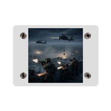 Load image into Gallery viewer, Acrylic Wall Art Panel - Night Air Assault by Army Rangers