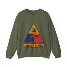 Load image into Gallery viewer, Crewneck Sweatshirt - SSI - 50th Armored Division w Name Tape X 300