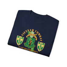 Load image into Gallery viewer, Unisex Ultra Cotton Tee - Army - Vietnam Combat Veteran w 212th Military Police Company - 18th MP Bde SSI - VN SVC X 300