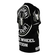 Load image into Gallery viewer, Unisex Cut & Sew Tee (AOP) - Spyder Ryder - Three Wheel Motion