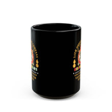 Load image into Gallery viewer, Black Mug (15oz) - 54th Ordnance Company - ORD Emblem - Ammo Dumpers - Long Binh, Vietnam Vet w VN SVC X 300