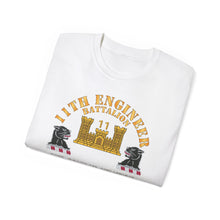 Load image into Gallery viewer, Unisex Ultra Cotton Tee - Classic - 11th Engineer Battalion - Camp Humphries 2nd Infantry Division - Korea