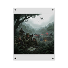 Load image into Gallery viewer, Acrylic Wall Art Panel - SOF Team Hitting a Jungle Drug Lab