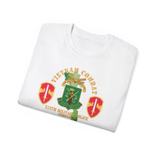 Load image into Gallery viewer, Unisex Ultra Cotton Tee - Army - Vietnam Combat Veteran w 212th Military Police Company - MACV SSI - VN SVC X 300