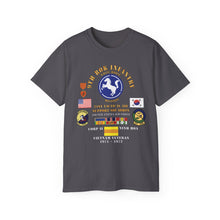Load image into Gallery viewer, Unisex Tee, Military T-Shirt, Military Veteran Gift, Patriotic Shirt, Army Apparel - USAF - 21st Tactical Air Support Squadron - 9th Infantry Division - ROK w VN SVC - V3 - Personal - V1 X 300