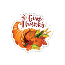 Load image into Gallery viewer, Die-Cut Stickers - Thanksgiving - Give Thanks