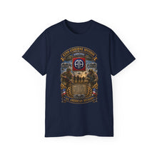 Load image into Gallery viewer, Unisex Ultra Cotton Tee - Army - 82nd Airborne Division - WWII to NOW - All American Division - 3D - Enhanced