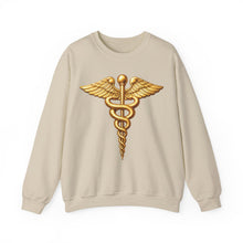 Load image into Gallery viewer, Crewneck Sweatshirt - Army Medical Corps Branch Insignia - 3D - Enhanced