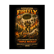 Load image into Gallery viewer, Matte Poster - Operation Firefly - 555th Parachute Infantry