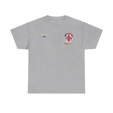 Load image into Gallery viewer, T-Shirt — - 57th Medical Detachment "Original Dustoff" with Aviator Wings, Air Medal w Number 33 and Vietnam Service