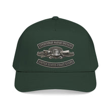 Load image into Gallery viewer, Mid Profile Baseball Cap - USCG - Expeditionary Warfare Specialist w txt - 3D - Enhanced