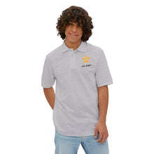 Load image into Gallery viewer, Men's Piqué Polo - Army Star W Us Army