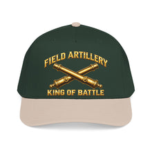 Load image into Gallery viewer, Mid Profile Baseball Cap - Field Artillery - King of Battle - 3D - Enhanced
