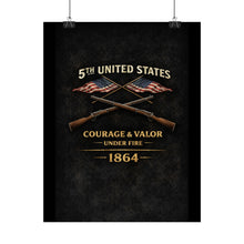 Load image into Gallery viewer, Posters - Honoring the 5th USCT, 1864 - Left