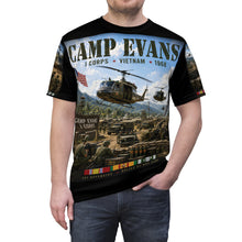 Load image into Gallery viewer, Camp Evans - I Corps, Vietnam - Tribute Tee — "Tet Offensive and Relief of Khe Sanh"