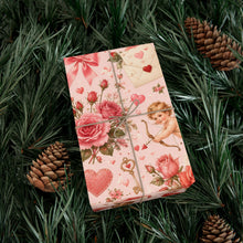 Load image into Gallery viewer, Gift Wrap Paper — Romantic vintage Valentine pattern