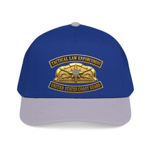 Load image into Gallery viewer, Mid Profile Baseball Cap - USCG - Tactical Law Enforcement w txt - 3D - Enhanced