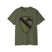 Load image into Gallery viewer, Unisex Ultra Cotton Tee - SSI - 1st Cavalry Division - Subdued X 300