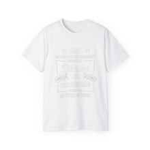 Load image into Gallery viewer, Unisex Ultra Cotton Tee - Déesse multitâche en typographie rose - white texts