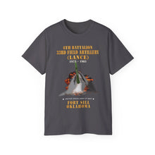 Load image into Gallery viewer, Unisex Ultra Cotton Tee - Field Artillery - 6th Bn, 33rd Field Artillery, Ft Sill, OK LANCE Firing - 1975-1981 X 300