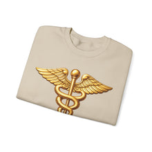 Load image into Gallery viewer, Crewneck Sweatshirt - Army Medical Corps Branch Insignia - 3D - Enhanced