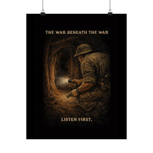 Load image into Gallery viewer, Matte Poster - Into the darkness of Cu Chi - The war beneath the war - Back