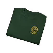 Load image into Gallery viewer, Unisex Ultra Cotton Tee - Versace logo with Medusa emblem