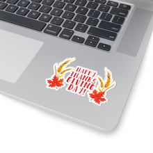 Load image into Gallery viewer, Kiss-Cut Stickers - Happy Thanksgiving Day