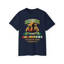 Load image into Gallery viewer, Unisex Ultra Cotton Tee - Army - Sentry Dog - 212th Military Police Company - Dog Fire w Br - Ribbon Vietnam War Veteran w VN SVC X 300