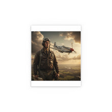 Load image into Gallery viewer, Indoor and Outdoor Silk Posters - Army Air Corps Pilot