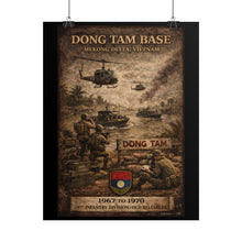 Load image into Gallery viewer, Posters - Dong Tam Base, Mekong Delta 1967-70