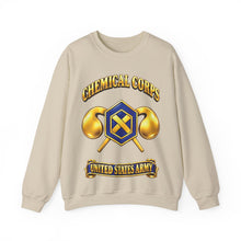 Load image into Gallery viewer, Crewneck Sweatshirt - Army - Chemical Corps - 3D - Enhanced