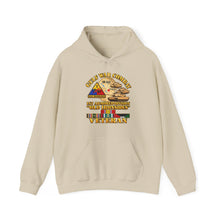 Load image into Gallery viewer, Hoodie – Army - Gulf War Combat - 1st Armored Divi - Old Ironsides - Veteran - Map w GULF SVC - 3D - Enhanced