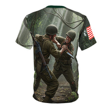 Load image into Gallery viewer, AOP - WWII US Soldier in Hand to Hand jungle fight with Japanese Soldier