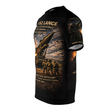 Load image into Gallery viewer, MGM-52 LANCE, 1st Battalion, 12th Field Artillery Tribute - Cut & Sew Tee - Fort Sill OK- Cold War Deterrent (First Lance Missile Battalion)