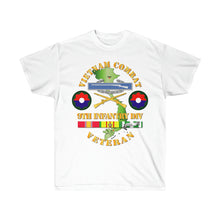 Load image into Gallery viewer, Unisex Ultra Cotton Tee - Vietnam Combat Infantry Veteran w 9th Inf Div SSI V1